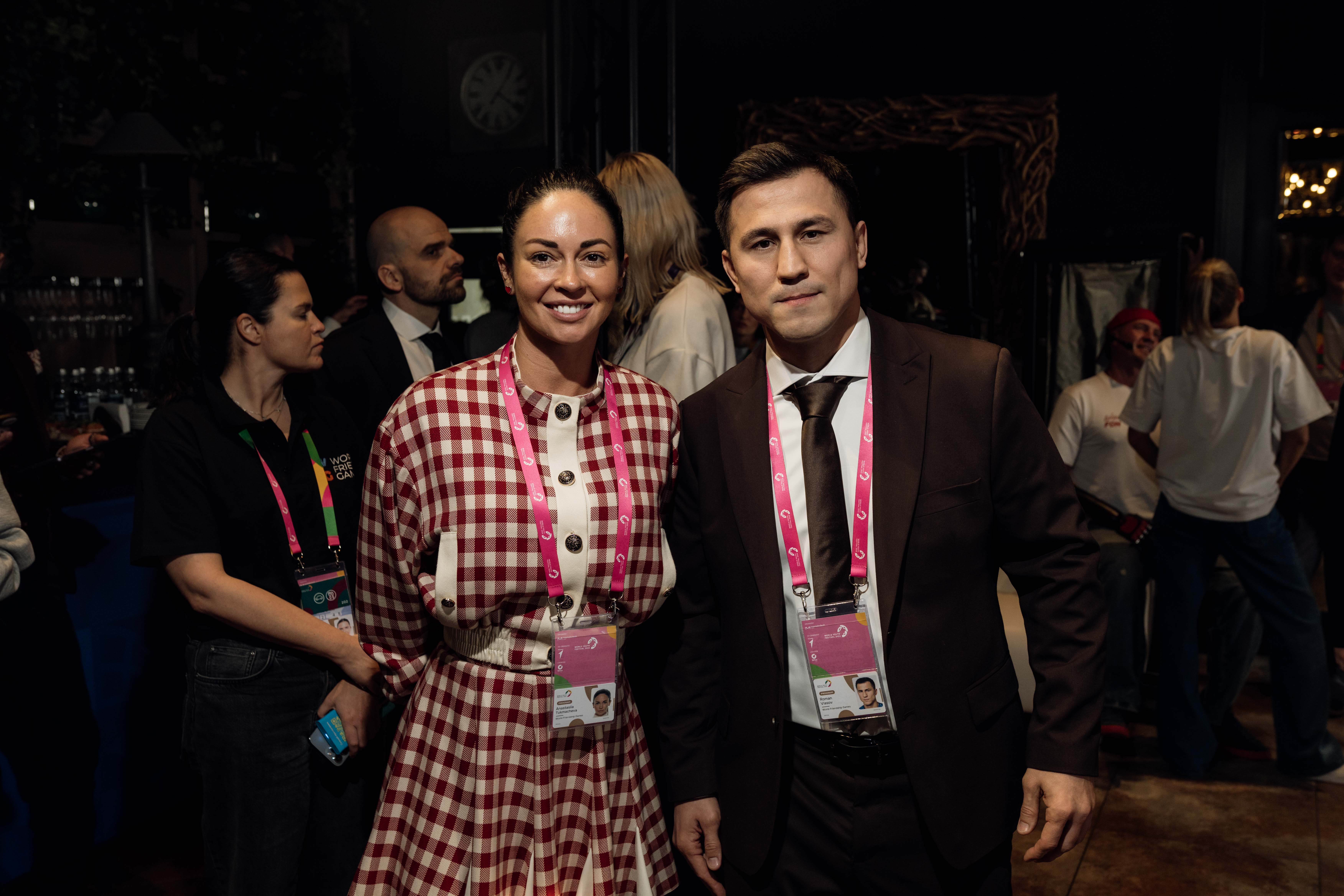 Roman Vlassov et Anastasia Toukmatcheva – Ambassadeurs des Jeux Mondiaux de l’Amitié 2024